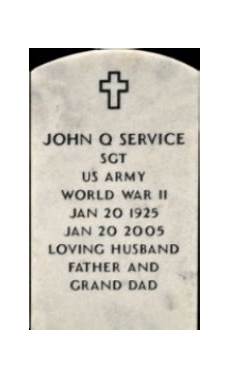 Marble Headstone