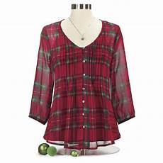 Plaid Tunic